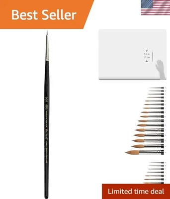 Winsor & Newton Series 7 Kolinsky Sable Brush #000 - Ultimate Painting Precision - Image 1 of 4