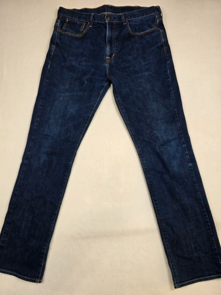 Cremieux Jeans Mens Dark Wash Denim Straight Leg 36x34 - Image 1 of 4