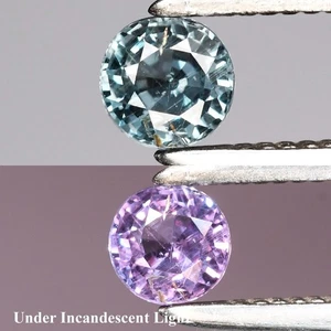 💎 0.17ct 3mm Round Natural Color Change Garnet - Unheated, Africa Gemstone - Picture 1 of 6