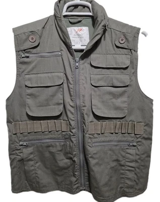 Rothco Ranger Vest Olive Green Hooded Hunting Shooting Camping Hiking SizeMedium - Image 1 of 4