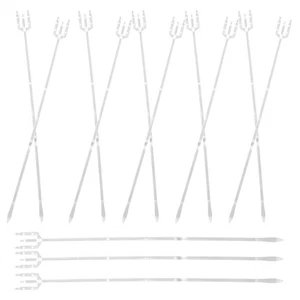 Soporte corto para ramo de material de embalaje transparente 80 piezas 24 cm - Imagen 1 de 9