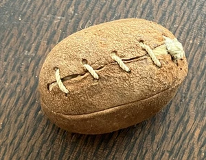 Antique Football Pincushion Rugby 1920s 1930s Velvet Textile Sewing - Picture 1 of 23