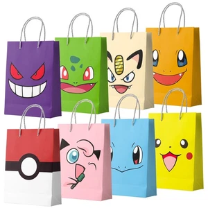 Pokemon Niños Cumpleaños Bolsa de Regalo Pokemon Fiesta Decoración Pikachu Fiesta Accesorios - Imagen 1 de 10