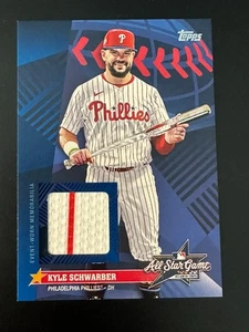 2025 Topps Update KYLE SCHWARBER All Star Stiches Relic AS-KSC PHILLIES - Picture 1 of 2