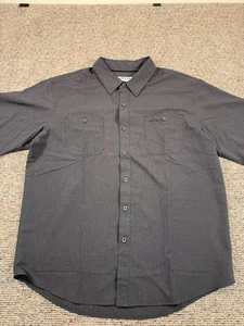 Orvis Shirt Mens XL Gray Short Sleeve Button Up Pockets Casual Adult XL - Picture 1 of 10