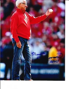 CINCINNATI REDS MARTY BRENNAMAN SIGNIERT ERSTER PITCH 8 X 10 - Bild 1 von 1