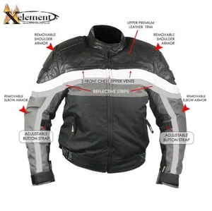 Women's Reflective Armored Vented Motorcycle Jacket L, XL CLOSEOUT SALE - Picture 1 of 4