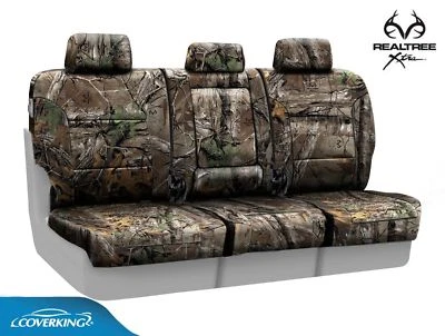 Coverking Realtree Xtra Camo REAR Custom Seat Covers for Ford F350 - Image 1 of 4