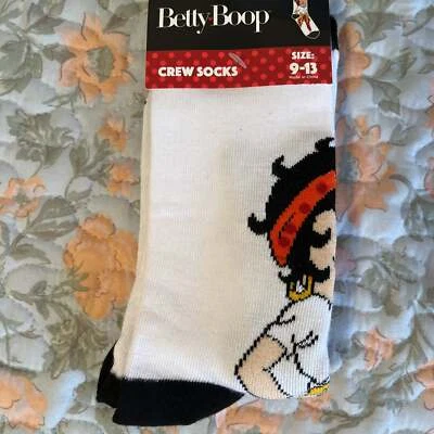 NUEVOS ~ CALCETINES DISNEY CREW ~ "BETTY BOOP" ~ TALLA 9 - 13 ~ por EQUALIZER ACCESORIOS Foto 1 de 3