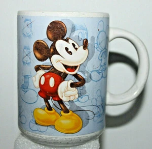 Disney Store Mickey Mouse Artist Easy Sketch/Drawings Coffee Mug/Cup Large 16oz. - Picture 1 of 10