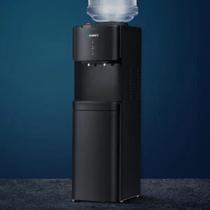 Top-loading Water Cooler Hot and Cold Dual Taps Dispenser Adjustable LED Black - Picture 1 of 7