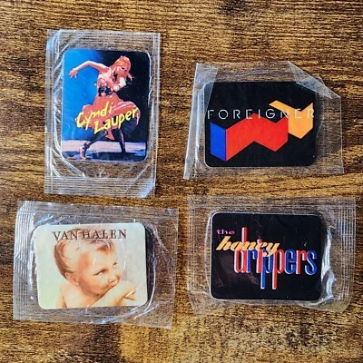 5-03-04 PWE . chips mini card . 1987 hostess rip into rock lot cyndi lauper (L) - Image 1 of 2