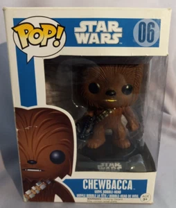 Funko Pop! Star Wars: Chewbacca Series 1 # 06 Vinyl Retired Vaulted Blue Box - Picture 1 of 4