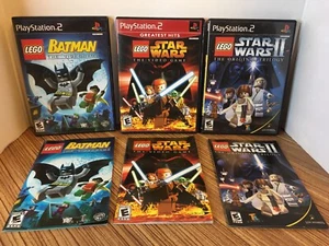 PS2 Star Wars Original Trilogy, The Video Game & Batman - Picture 1 of 2