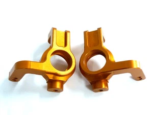 Himoto M802 Barilotti Anteriori Alluminio Gold 1/8 KNUCKLE ARM SET GOLD HIMOTO - Foto 1 di 1