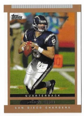 DREW BREES 2003 Topps Draft Picks & Prospects Football # 82 Chargers NM - MT - Image 1 of 2
