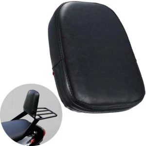 Rectangular Backrest Sissy Bar Cushion Pad For Harley Kawasaki Honda Suzuki - Foto 1 di 5