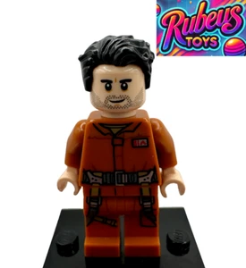 LEGO Star Wars Poe Dameron (Jumpsuit) Minifigure 75188 sw0865 Resistance Bomber - Picture 1 of 9