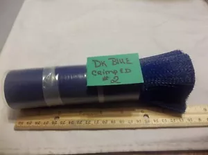 8" crimped Nylon Hair 9.8 oz Great 4 Rigging Lures - Dark Blue - Picture 1 of 2