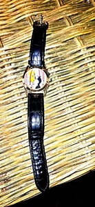 Vintage 1995 Sylvester Tweety Bird Amitron Warner Bros Musical Quartz Watch ECU - Picture 1 of 9