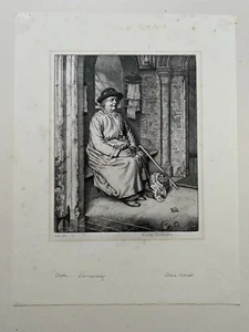 MASSIVE SALE - STANLEY ANDERSON RA RE (1884-1966) 'SHELTER' (WAS £880 NOW £450) - Picture 1 of 11