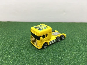 Vintage 1997 Micro Machines "Rare" Hot wheels Planet Micro truck Yellow Flames - Picture 1 of 11
