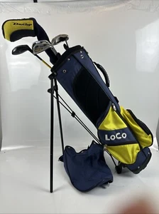 Dunlop/Loco Golf Crazy Long Junior Set With Bag, Rain Cover & 1,3,6,7, Putter - Picture 1 of 16