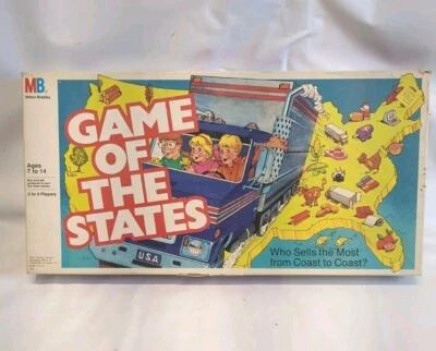 Game of the States Board Game | 1987 Milton Bradley Complete - Image 1 of 4
