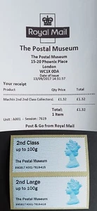 'THE POSTAL MUSEUM ' OVERPRINT MA15 2ND CLASS STRIP OF 2 - FDI (13 SEPT 2017) - Picture 1 of 1