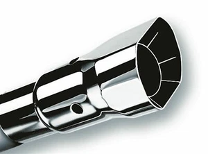 Borla 2.25"Inlet-2.35"x2.75"Outlet Single Square Angle-Cut Intercooled Tip 20115 - Picture 1 of 2