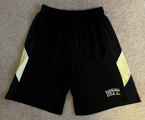 Pitt Panthers Basketball Athletic Shorts - Size Adult XL - Black Cover