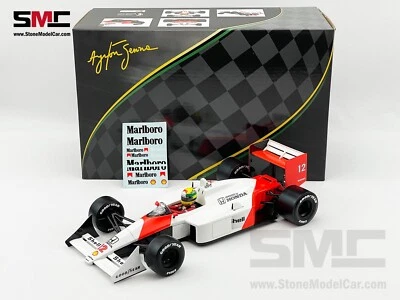 Mclaren MP4/4 #12 Ayrton Senna 1988 F1 World Champion 1:18 Premium X Full Open - Image 1 of 4