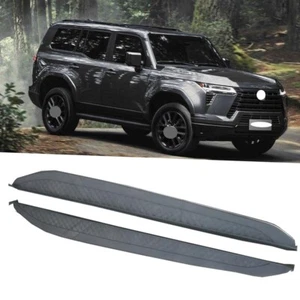 Running Board fits for Lexus GX550 2024 2025 Side Step 2PCS NerfBars Silver Edge - Picture 1 of 3