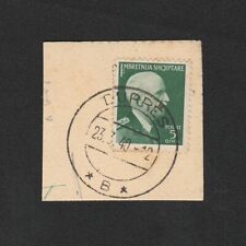 Albania Italian Occupation Fragment Cover Post Office Durres B 1940 - 0029
