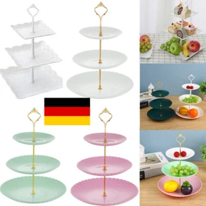 Dessertständer Desserttablett Hochzeitstortenständer Ausstellungsstand Kuchen - Picture 1 of 19