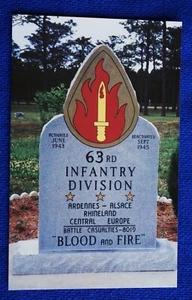 Camp Blanding, Florida Museum & Memorial Park 63. Infanterie-Denkmal Postkarte - Bild 1 von 3