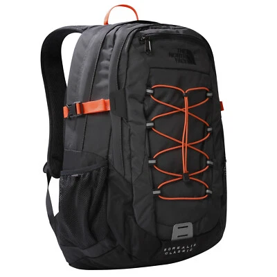The North Face Rucksack Version 24/25 Borealis Classic Asphalt Grey-Retro Orange - Bild 1 von 4