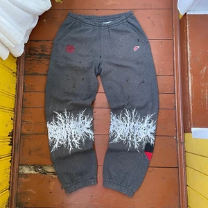 Y2K Vintage Nike Trainingshose 00s Drill Streetwear 1 of 1 Custom Jogginghose S Gr. - Bild 1 von 8