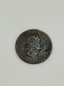 1723 Wood's Hibernia Colonial Halfpenny - Picture 1 of 2