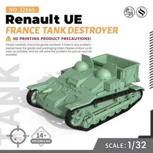 SSMODEL SS32665 1/32 Military Model Kit France Renault UE Tank Destroyer WOT - Picture 1 of 5