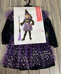 Seasons Girls Magical Witch Halloween Costume Size 2T - 4T - Picture 1 of 4