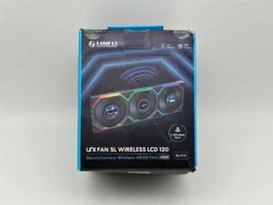 Lian Li UNI Fan SL LCD Wireless 120 Triple Pack ARGB Fan 1.6" LCD Display - Picture 1 of 4