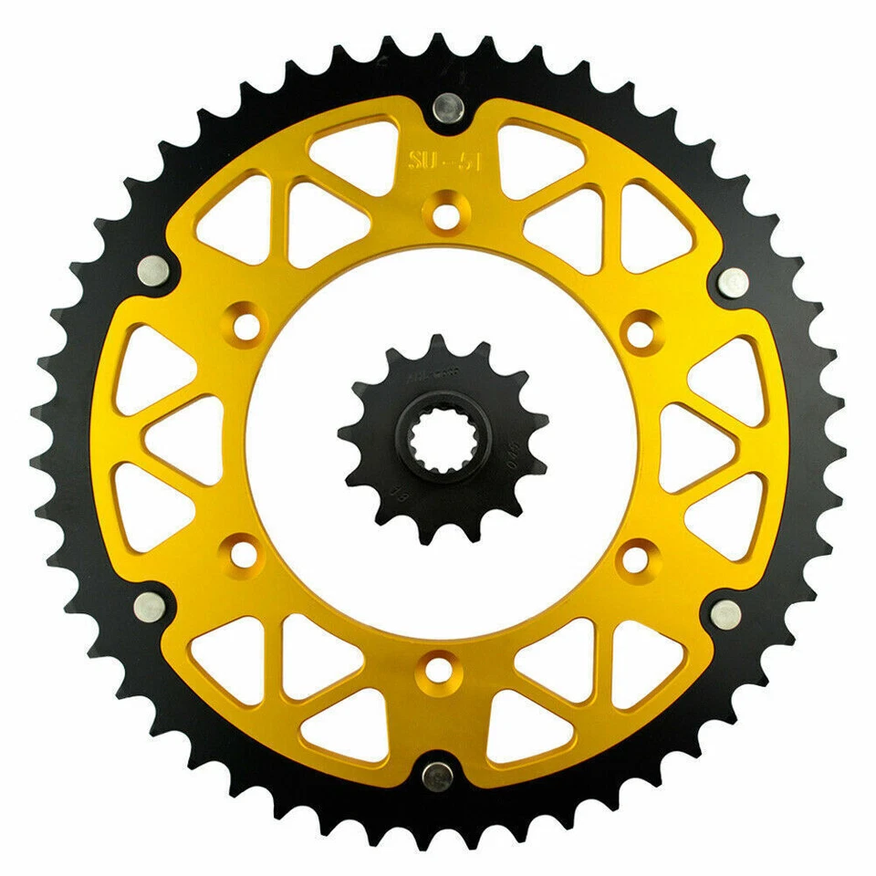 Kit de piñón delantero trasero 13-51T para Suzuki DR250 1990-1993 DRZ250 RM250 RMX250 Foto 1 de 1