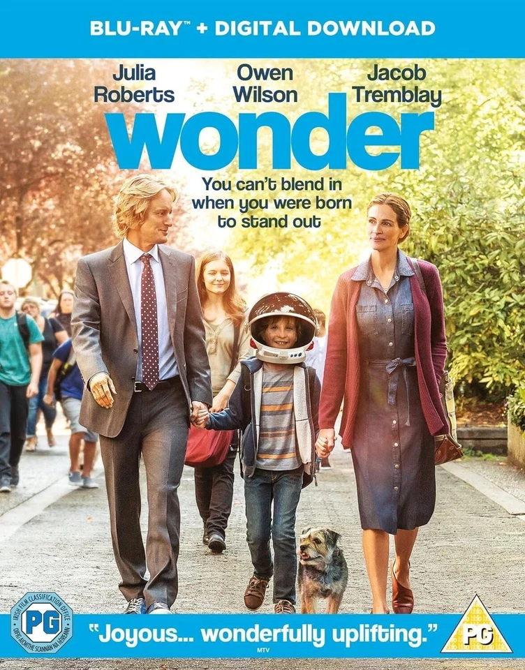 Wonder - Sealed NEW Blu-ray - Julia Roberts - Owen Wilson - Jacob Tremblay - Image 1 of 1