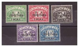 TRIPOLITANIA OCC. BRITÁNICA 1950 - SEGNATASSE B. A. SERIE NUEVA ** MNH - Imagen 1 de 1