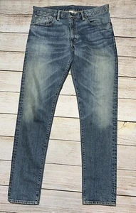 RRL Ralph Lauren Jeans Mens 32x32 Blue Slim Fit Denim Casual Preppy Double RL - Picture 1 of 11