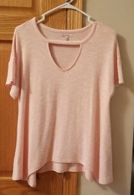 Suéter de manga corta Juicy Couture Peach Marble XS Foto 1 de 4