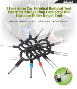 Elektrische Verdrahtung Crimp Stecker Pin Auszieher Werkzeug Auto Terminal Removal Tool - Bild 1 von 12