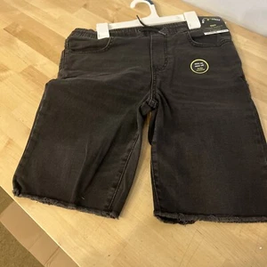 Boys' Pull-On Jean Shorts - art class Black Size L 12/14 - Picture 1 of 4