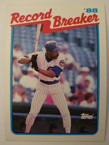 1989 Topps #4 Andre Dawson ⚾ ⚾ '88 Record Breaker ⚾ 